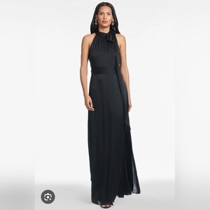 Sachin + Babi Kayla Gown Elegant Black Evening Maxi Dress